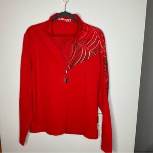 Spyder Zip Pullover Athletic Top